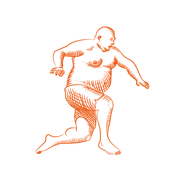 Fat Man Running