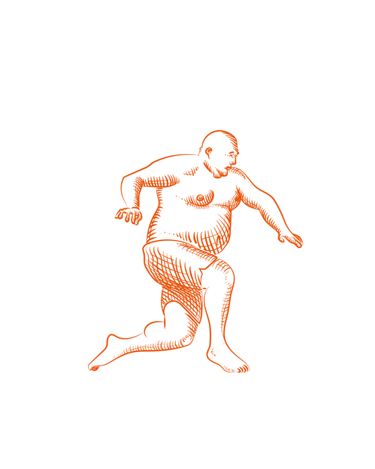 Fat Man Running